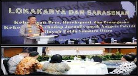 Kapolda Sumut Komit Berikan Perlindungan Kebebasab Pers Kepada Jurnalis
