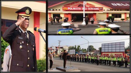 Polresta Deli Serdang Gelar Upacara Hari Kesaktian Pancasila Tahun 2023