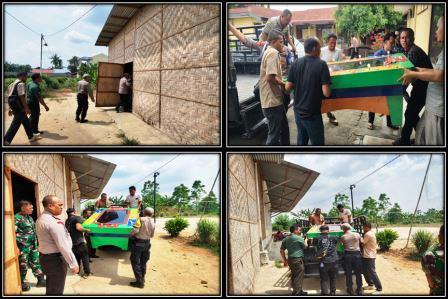 Tanpa Ada Terduga Pelaku, Meja Judi Tembak Ikan Di Boyong Ke Mapolsek Tanjung Morawa Untuk di Proses Hukum