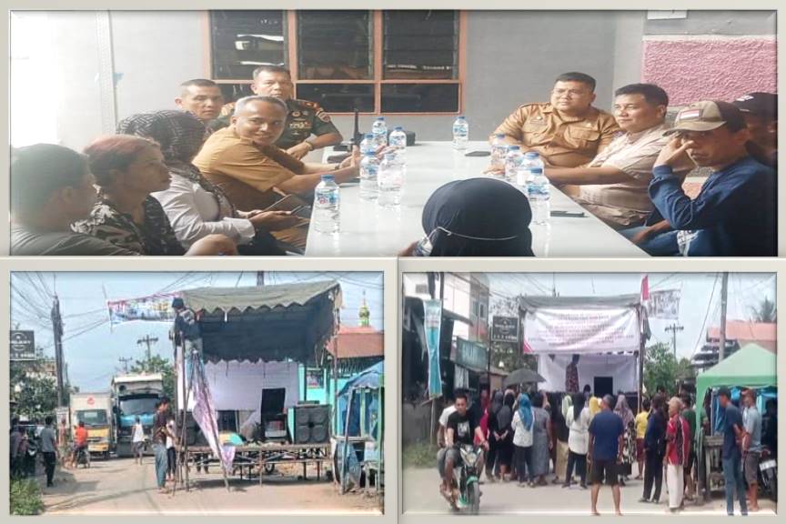 Warga Empat Desa di Deli Serdang Unjuk Rasa Tuntut Pengaspalan Jalan