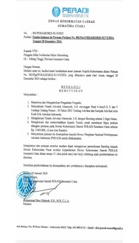 Putusan Kasus Kode Etik Adv Alamssyah