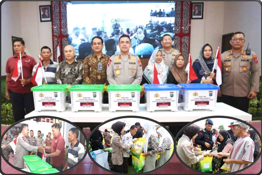 Gelar GPM Melalui Program Pangan Murah Polri, Polda Sumut Salurkan Ratusan Ton Beras Kepada Masyarakat