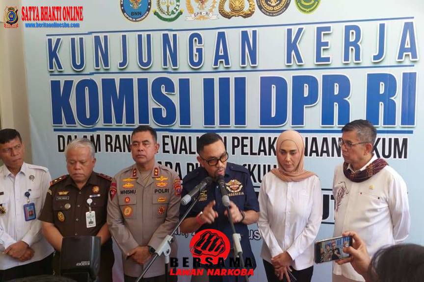 Komisi III DPR RI Apresiasi Langkah Tegas Polda Sumut dalam Pemberantasan dan Penegakan Hukum Narkotika