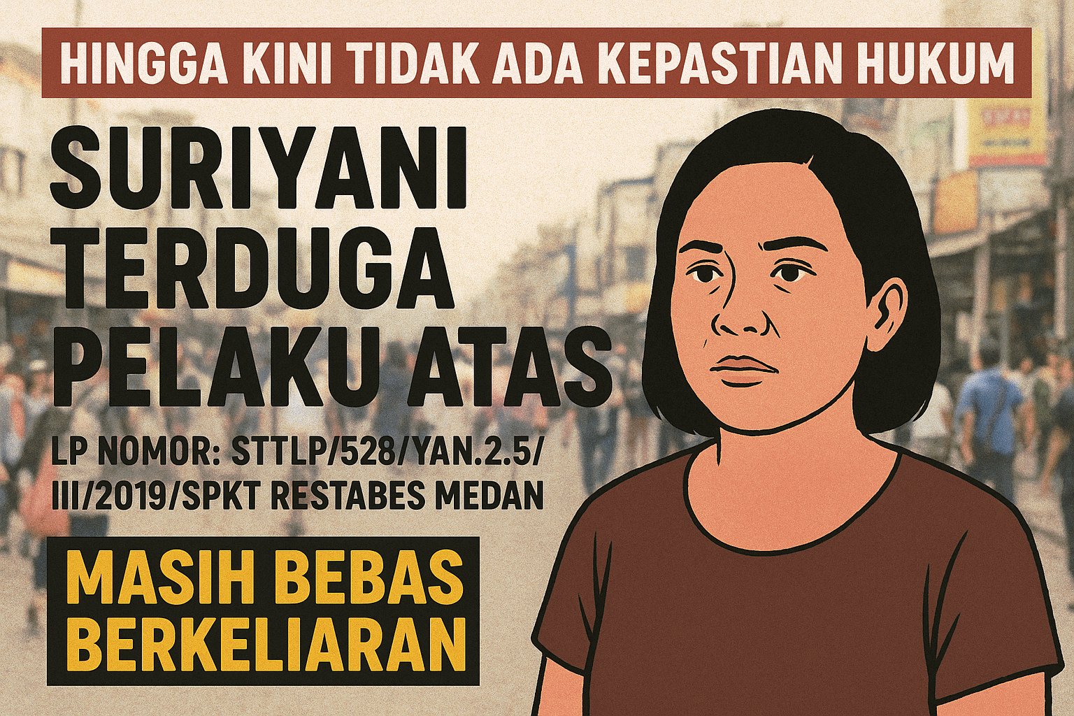 Sutiyani Bebas berkeliaran