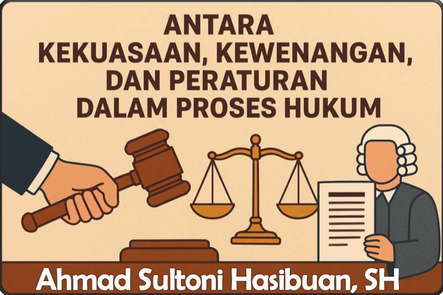 Antara Kekuasaan, Kewenangan, dan Peraturan dalam Proses Hukum