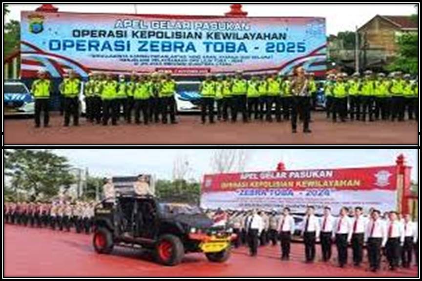 Gelar “OPERASI ZEBRA TOBA 2025” Selama 2 Pekan Sejak 17 November 2025, Polda Sumut Tekankan Tidak Ada Toleransi Bagi Personel Yang Melakukan Penyimpangan
