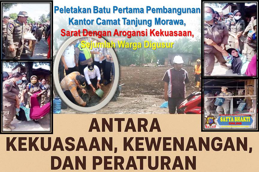 Peletakan Batu Pertama Pembangunan Kantor Camat Tanjung Morawa, Sarat Dengan Arogansi Kekuasaan, Sejumlah Warga Digusur
