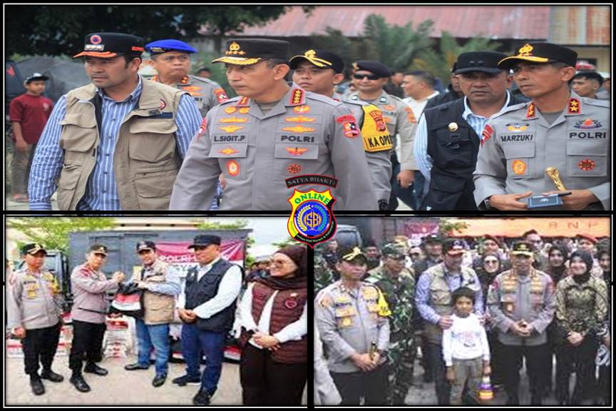 Distribusikan Bantuan untuk Masyarakat Korban Bencana, Kapolri Tinjau Pengungsian di Aceh Tengah