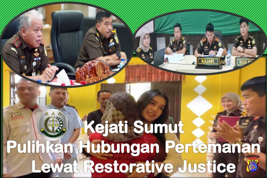 Kejati Sumut Pulihkan Hubungan Pertemanan Lewat Restorative Justice