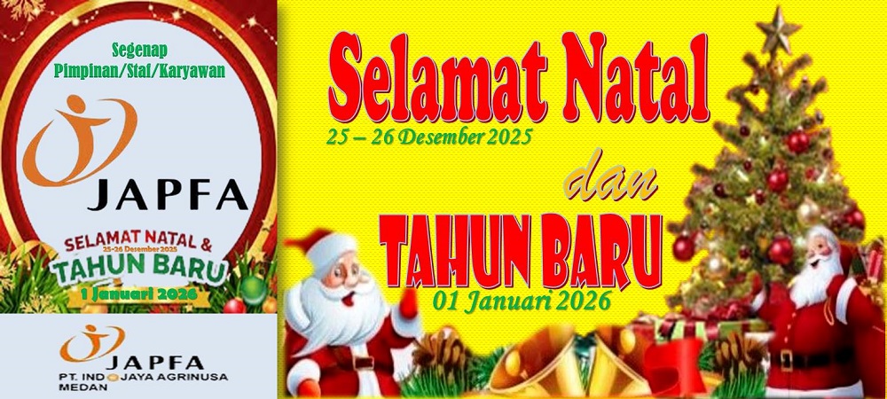 Ucapan Nataru 2025-206 dari PT Indojaya Agrinusa-Japfa Indonesia
