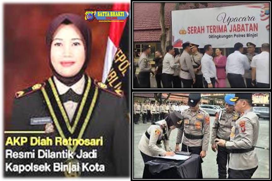 Gantikan Kompol Arnawati, Kini Kapolsek Binjai Kota Dijabat AKP Diah Retnosari, Publik Tunggu Perubahan Nyata