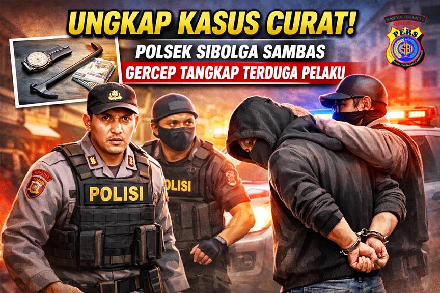 Personil Polsek Sibolga Sambas Gercep Tangkap Terduga Pelaku Personil Polsek Sibolga Sambas Gercep Tangkap Terduga Pelaku
