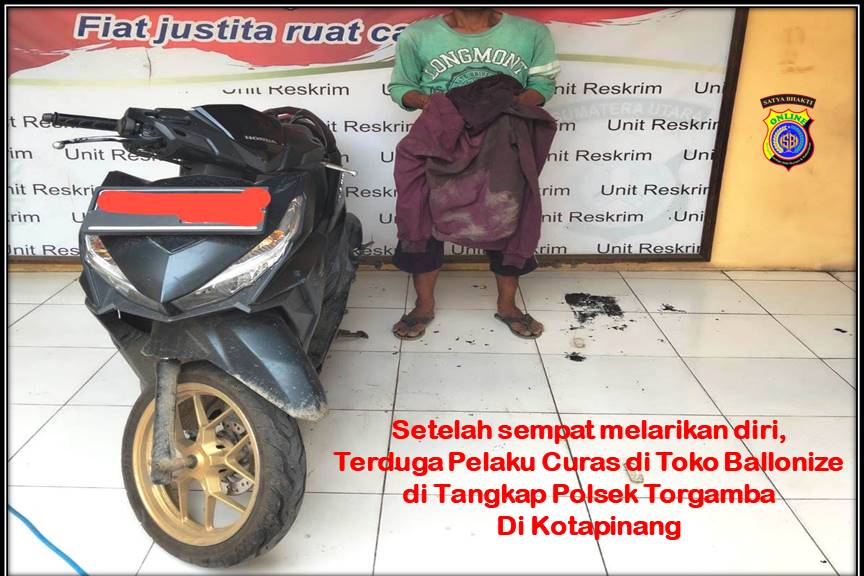 Setelah sempat melarikan diri, Terduga Pelaku Curas di Toko Ballonize di Tangkap Polsek Torgamba Di Kotapinang Setelah sempat melarikan diri, Terduga Pelaku Curas di Toko Ballonize di Tangkap Polsek Torgamba Di Kotapinang
