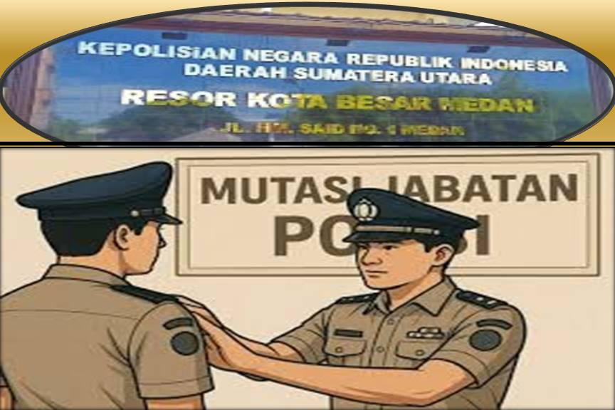 Penyegaran Internal, Puluhan Perwira Polrestabes Medan beseta jajaran Dimutasi